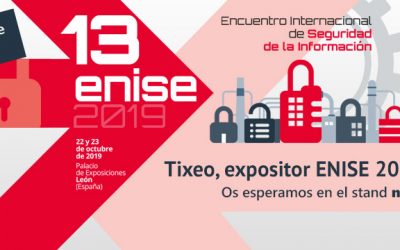 Tixeo participara en ENISE (Encuentro Internacional sobre Seguridad de la Información) en León los días 22 y 23 de octubre de 2019