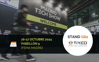 Tixeo takes part in the Cyber Security World Expo (Madrid Tech Show)