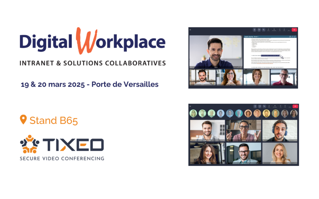 Tixeo participe au salon Digital Workplace 2025